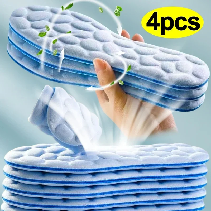 Running Gear Ladies - 2/4pcs Soft Massage Memory Foam Insoles