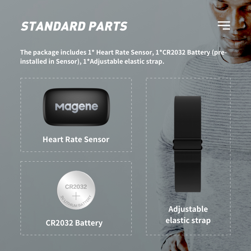 Magene H64 Heart Rate Monitor  - огляд і ціна Heart Rate Strap Chest