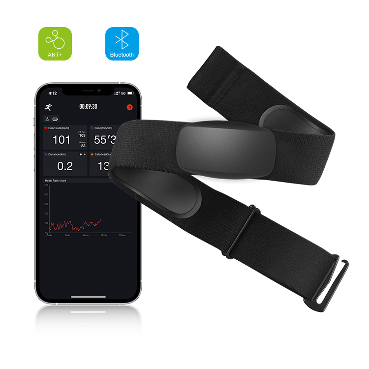 BLE5.0 ANT+ Heart Rate Monitor - огляд і ціна Heart Rate Strap Chest