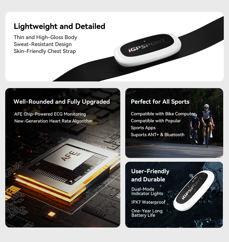 IGPSPORT HR50 Heart Rate Monit - огляд і ціна Heart Rate Strap Chest