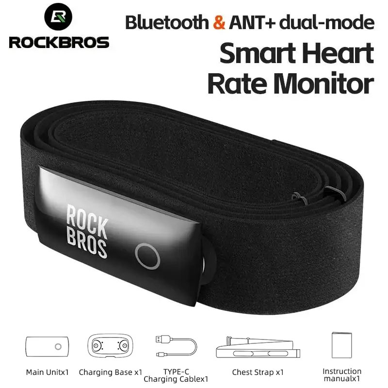 ROCKBROS Upgraded Heart Rate M - огляд і ціна Heart Rate Strap Chest