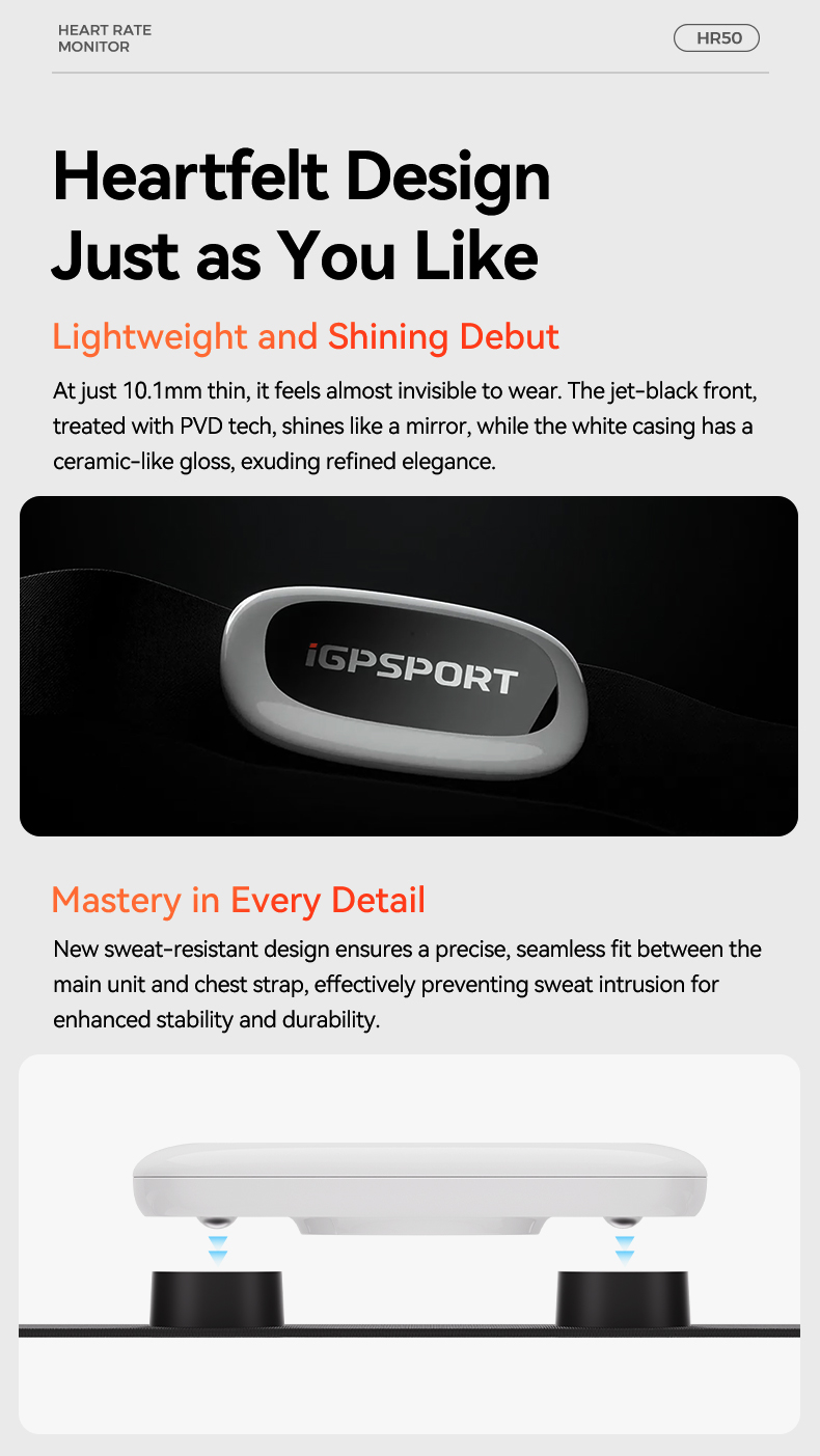 IGPSPORT HR50 Heart Rate Monit - огляд і ціна Heart Rate Strap Chest