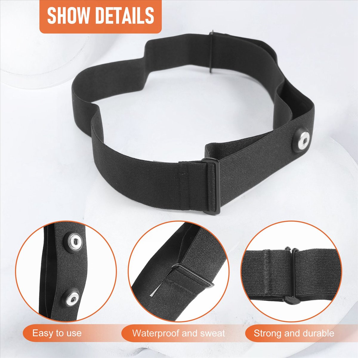 Dec.-Chest Belt Strap for for  - огляд і ціна Heart Rate Strap Chest